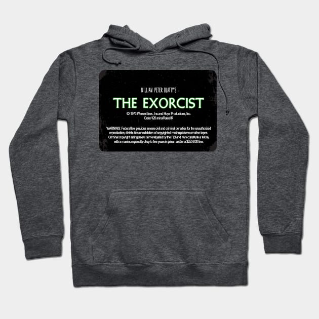 The Exorcist VHS Label Hoodie by simon_maggots